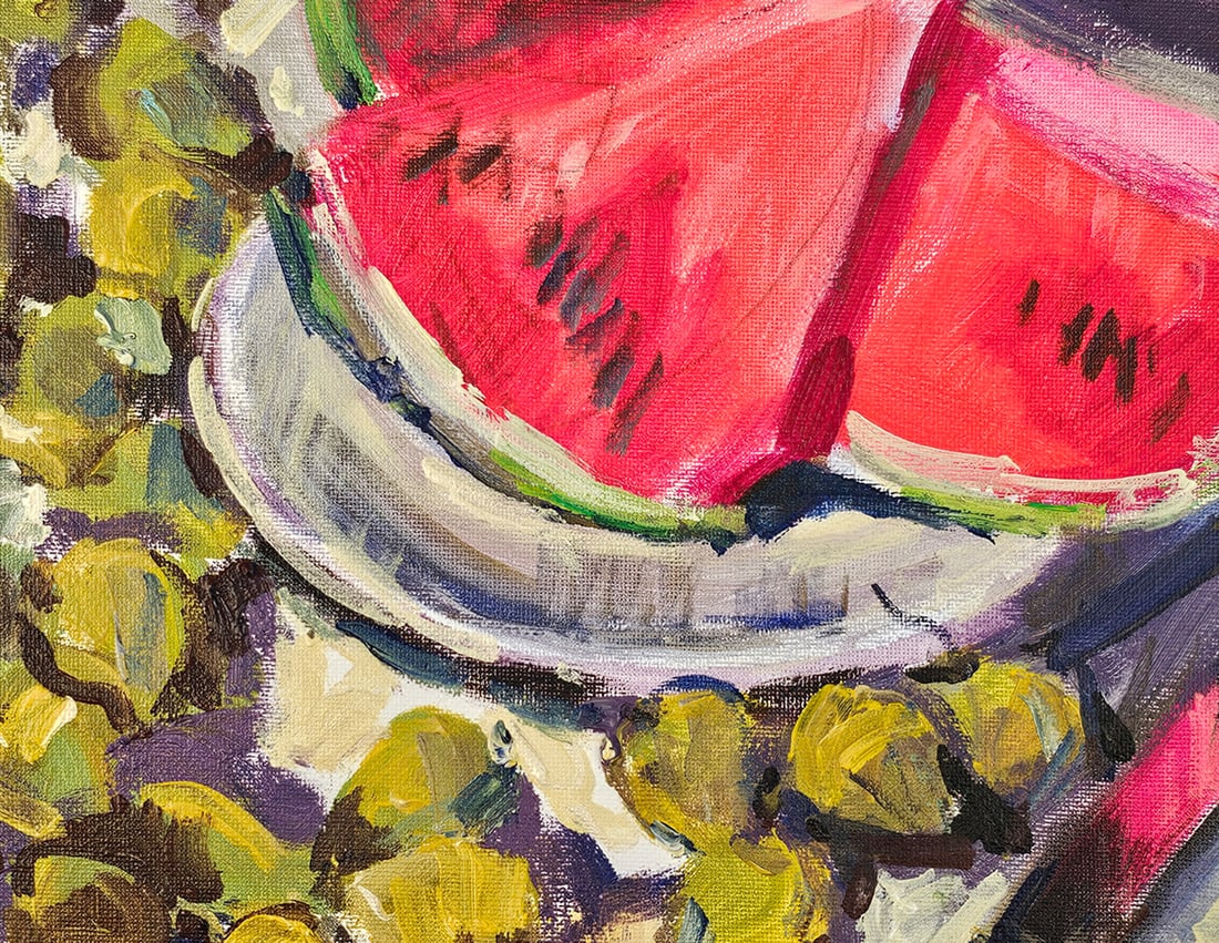 Acrylic still life pears Vyacheslav Petrovich Babac - 8