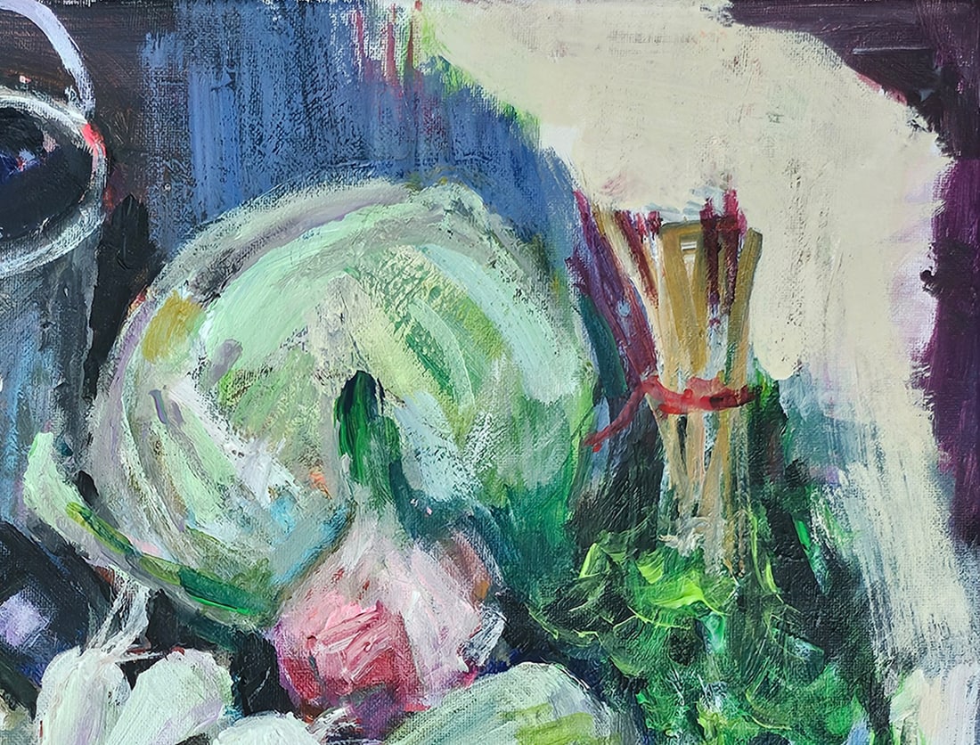 Acrylic still life vegetables Vyacheslav Petrovich Babac - 4