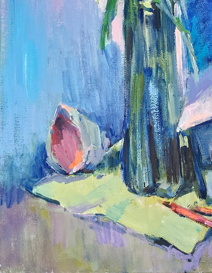 Acrylic still life flowers Vyacheslav Petrovich Babac - 5