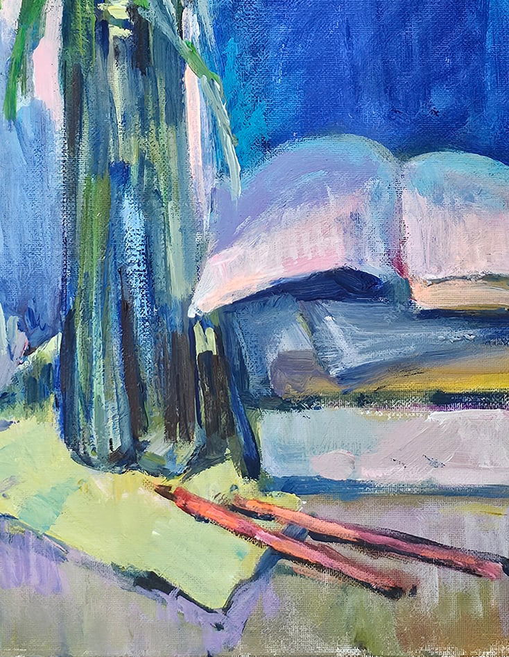 Acrylic still life flowers Vyacheslav Petrovich Babac - 6