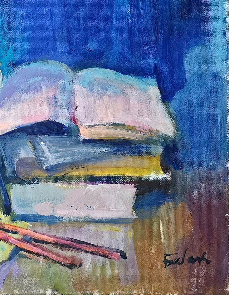 Acrylic still life flowers Vyacheslav Petrovich Babac - 7