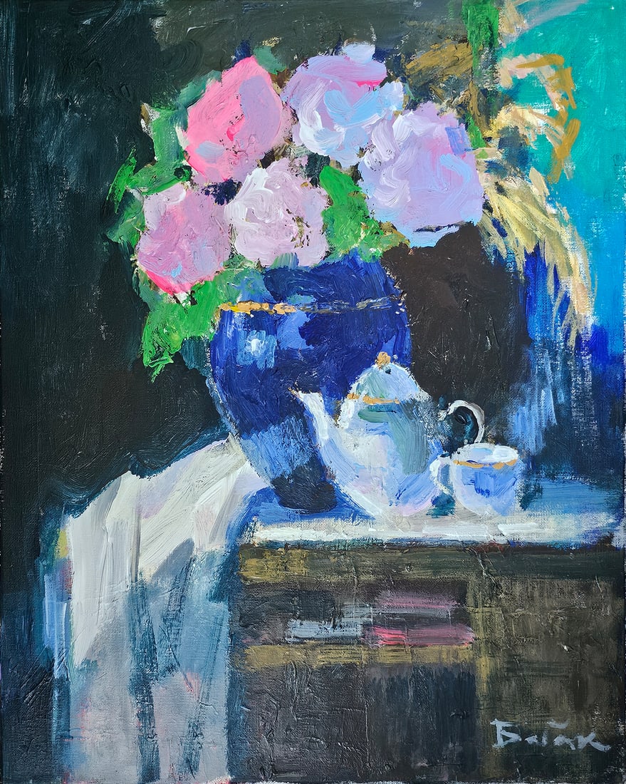 Acrylic still life mirror Vyacheslav Petrovich Babac (1 of 9)