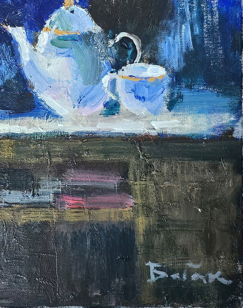 Acrylic still life mirror Vyacheslav Petrovich Babac - 7