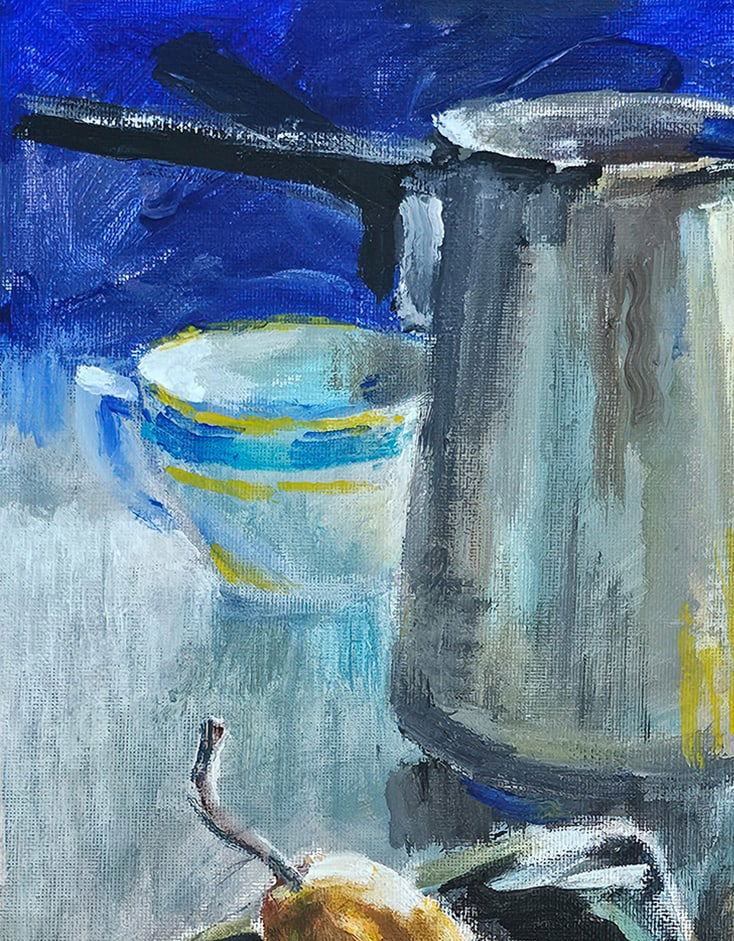 Acrylic still life pears Vyacheslav Petrovich Babac - 2