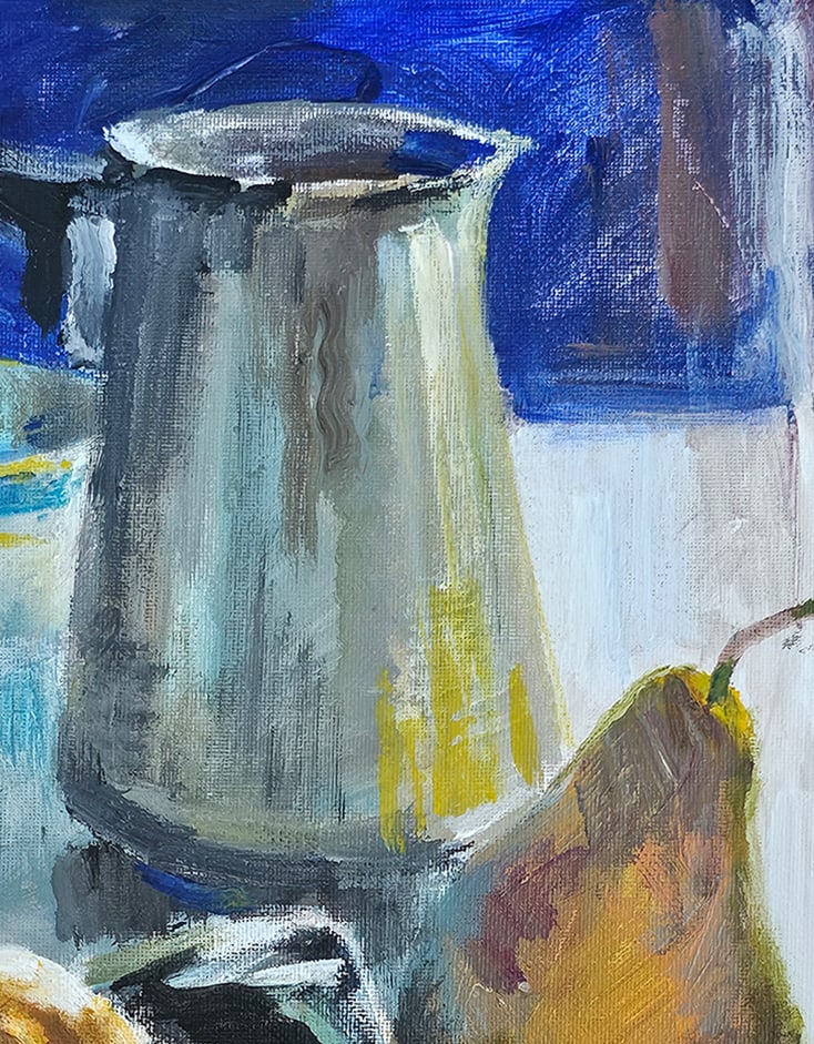 Acrylic still life pears Vyacheslav Petrovich Babac - 3