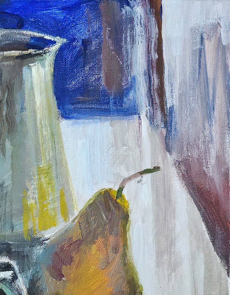 Acrylic still life pears Vyacheslav Petrovich Babac - 4