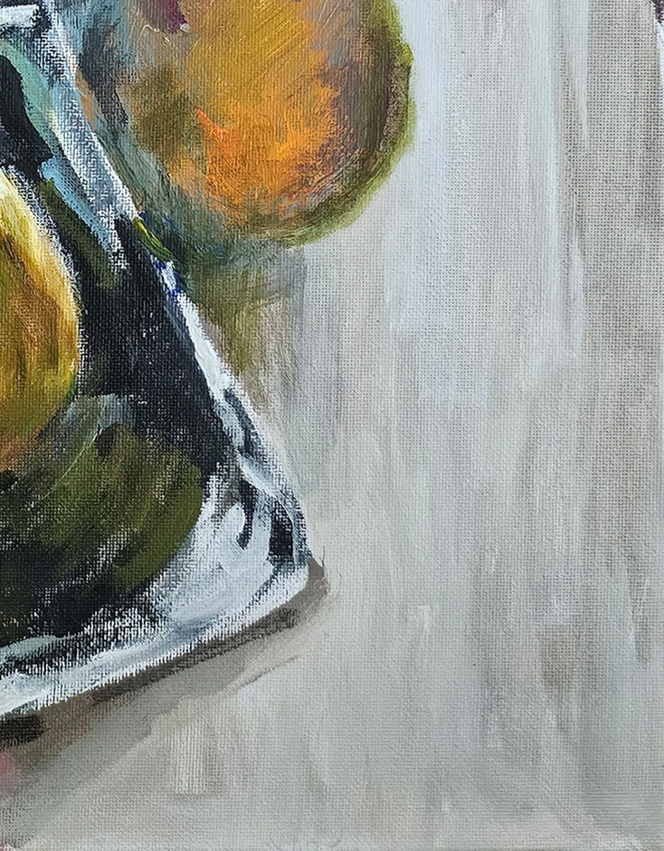 Acrylic still life pears Vyacheslav Petrovich Babac - 7