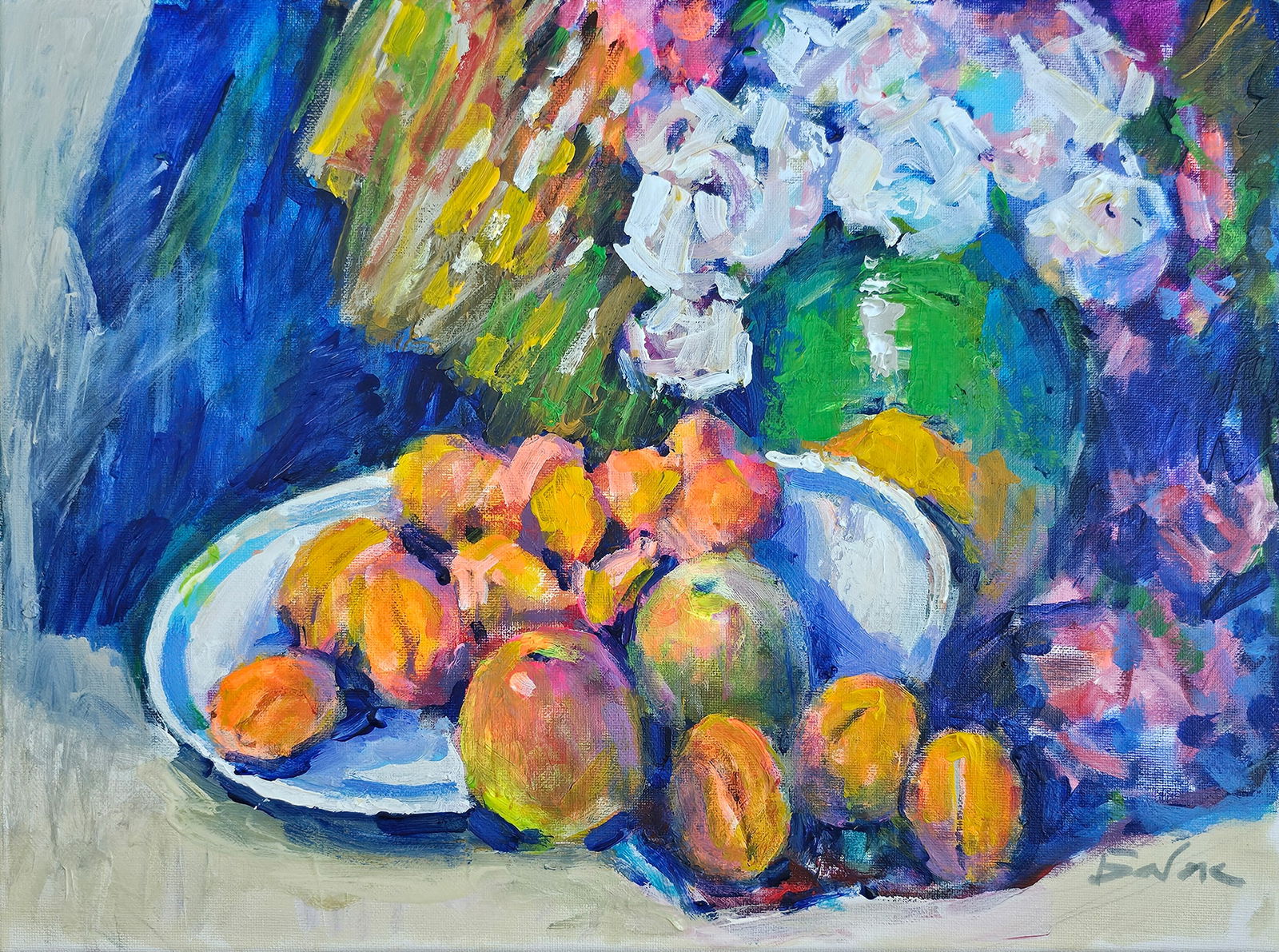 Acrylic still life fruits Vyacheslav Petrovich Babac (1 of 9)