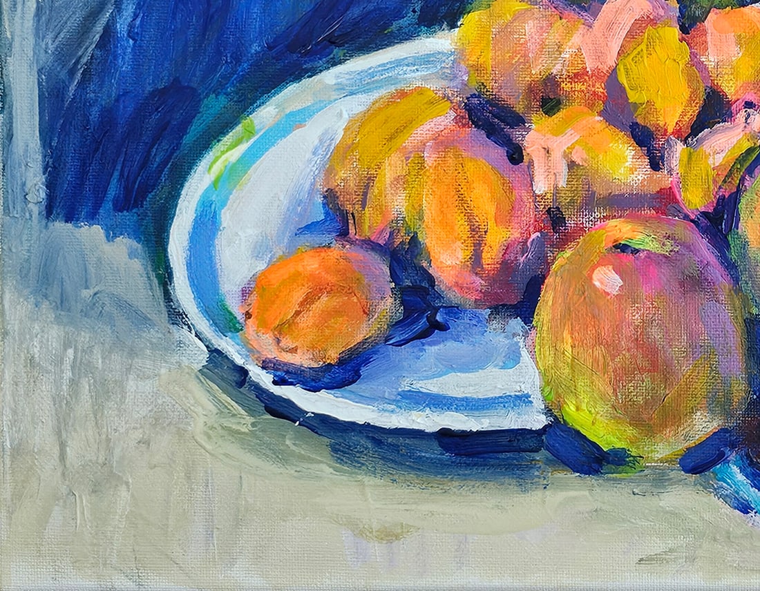Acrylic still life fruits Vyacheslav Petrovich Babac - 5