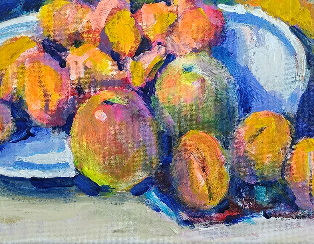 Acrylic still life fruits Vyacheslav Petrovich Babac - 6
