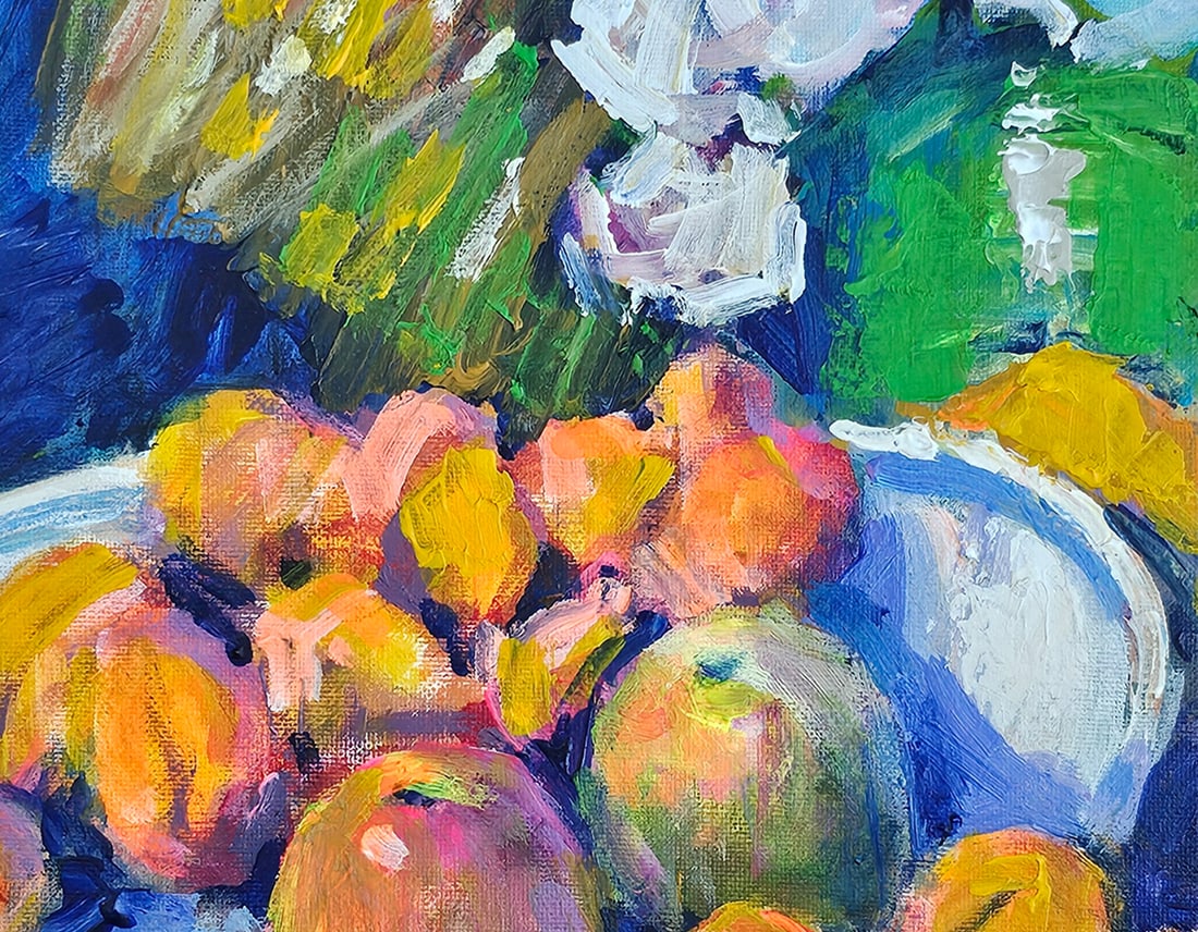 Acrylic still life fruits Vyacheslav Petrovich Babac - 8