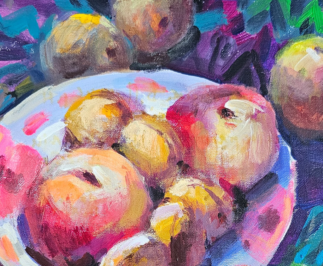 Acrylic still life fuits Vyacheslav Petrovich Babac - 3