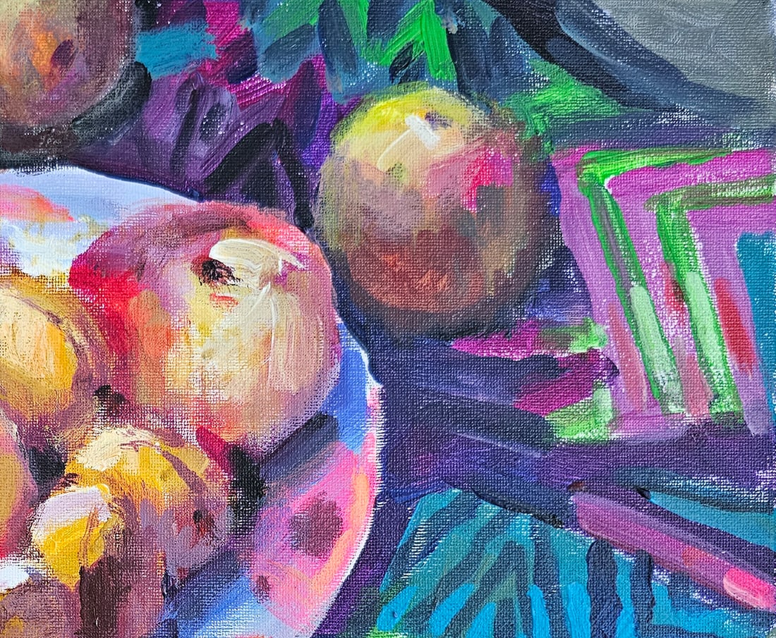 Acrylic still life fuits Vyacheslav Petrovich Babac - 4