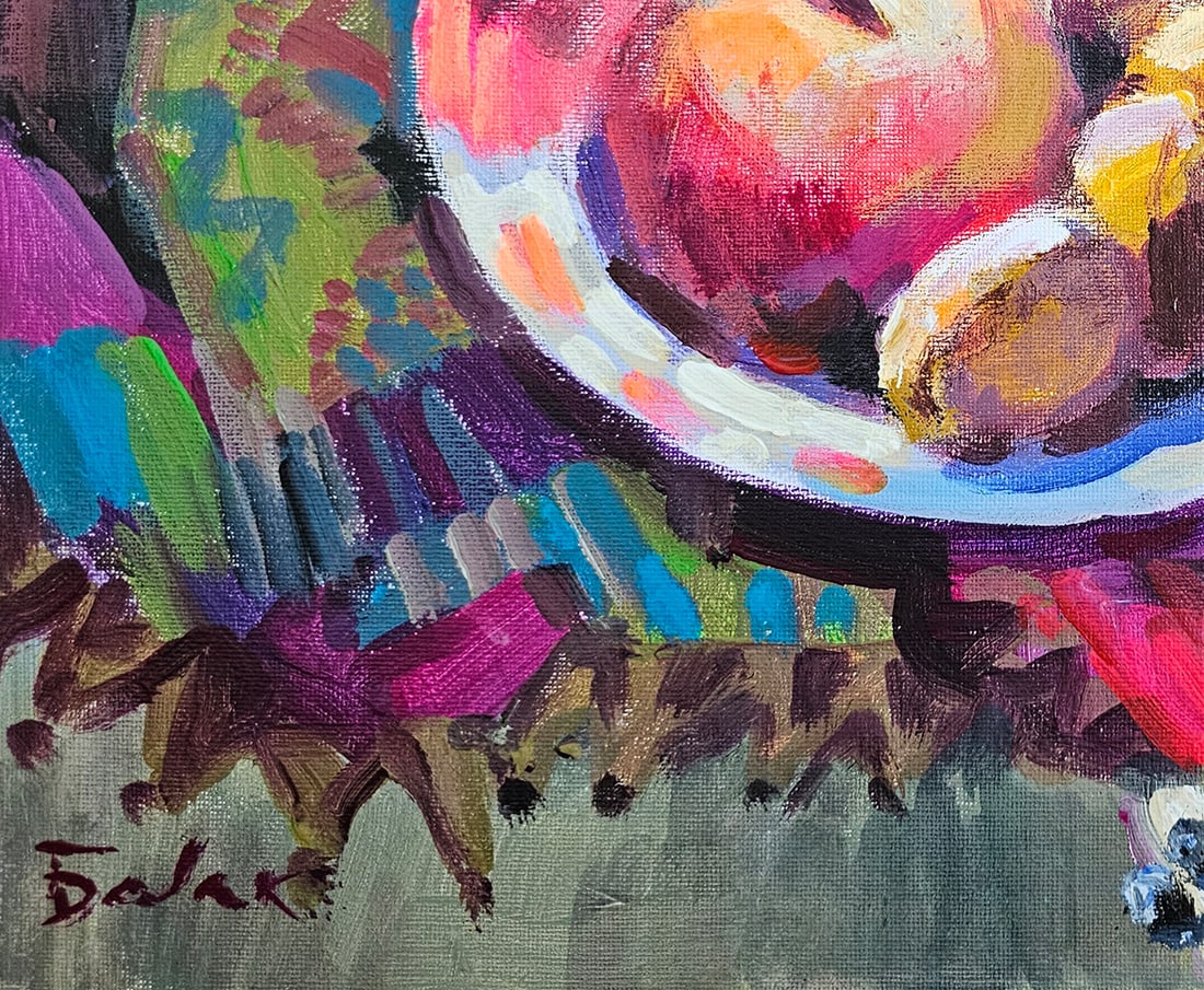 Acrylic still life fuits Vyacheslav Petrovich Babac - 5