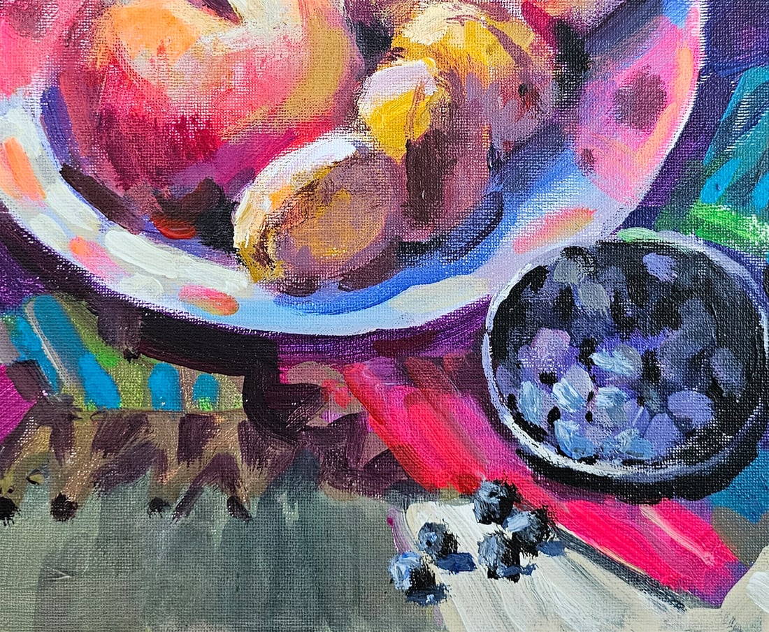 Acrylic still life fuits Vyacheslav Petrovich Babac - 6