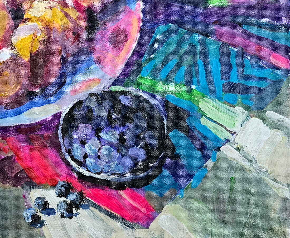 Acrylic still life fuits Vyacheslav Petrovich Babac - 7