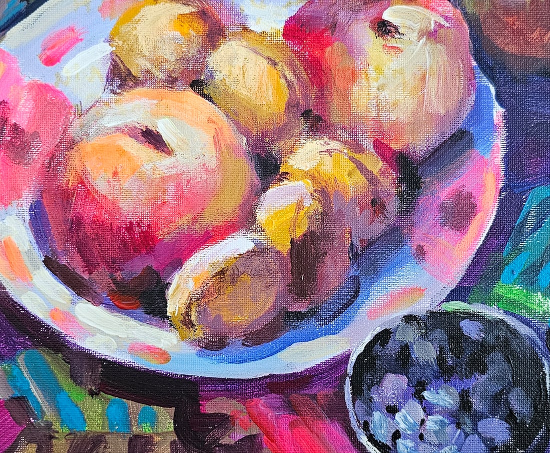 Acrylic still life fuits Vyacheslav Petrovich Babac - 8