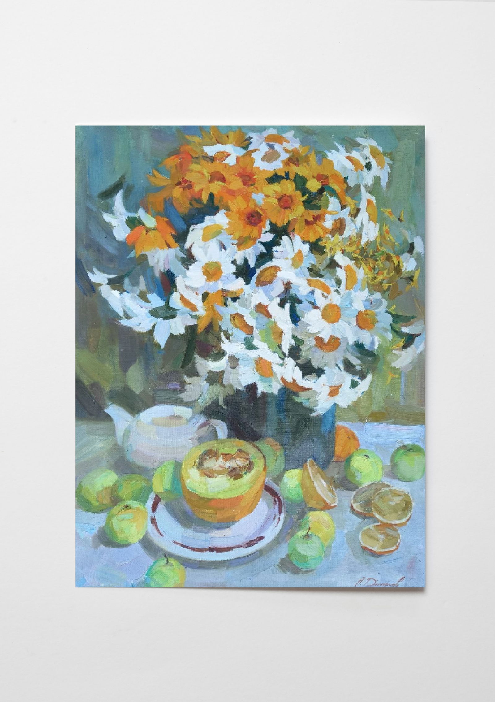 Oil painting Daisies Alex Ditriev - 2