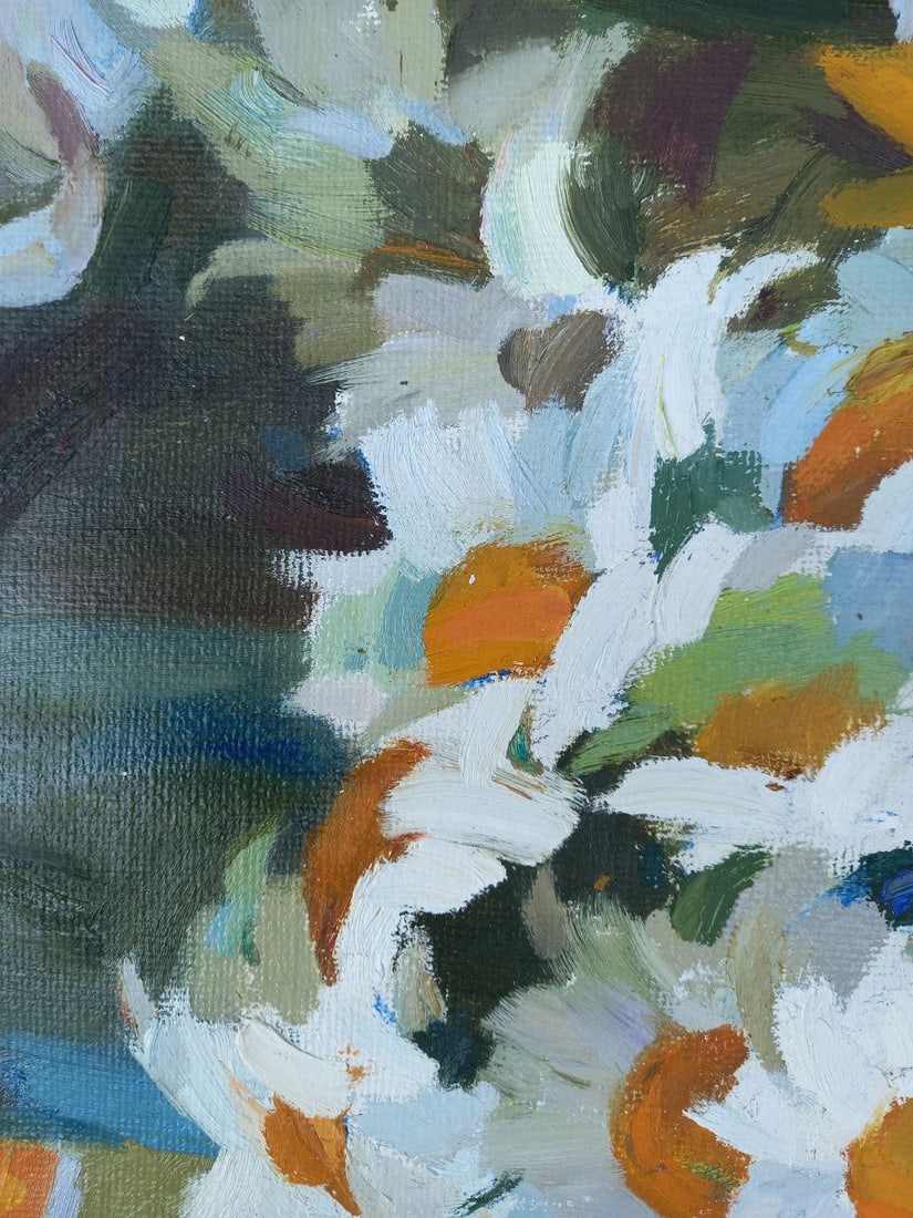 Oil painting Daisies Alex Ditriev - 5