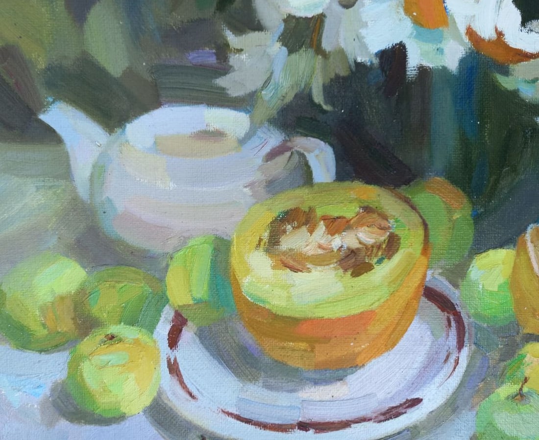 Oil painting Daisies Alex Ditriev - 6