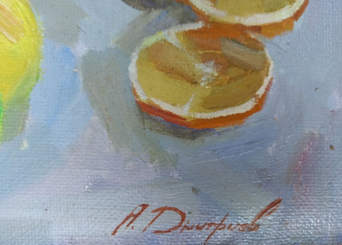 Oil painting Daisies Alex Ditriev - 8