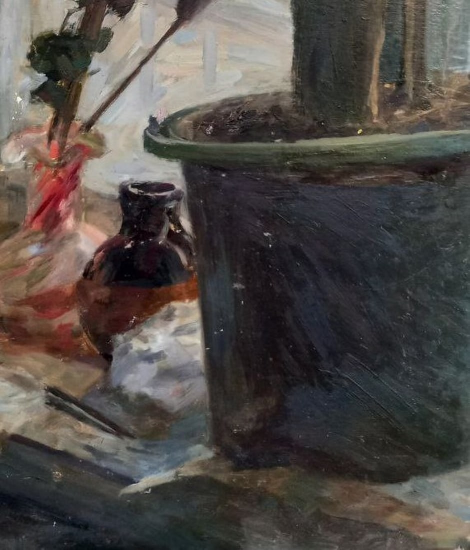 Oil painting On the window Alex Ditriev - 3