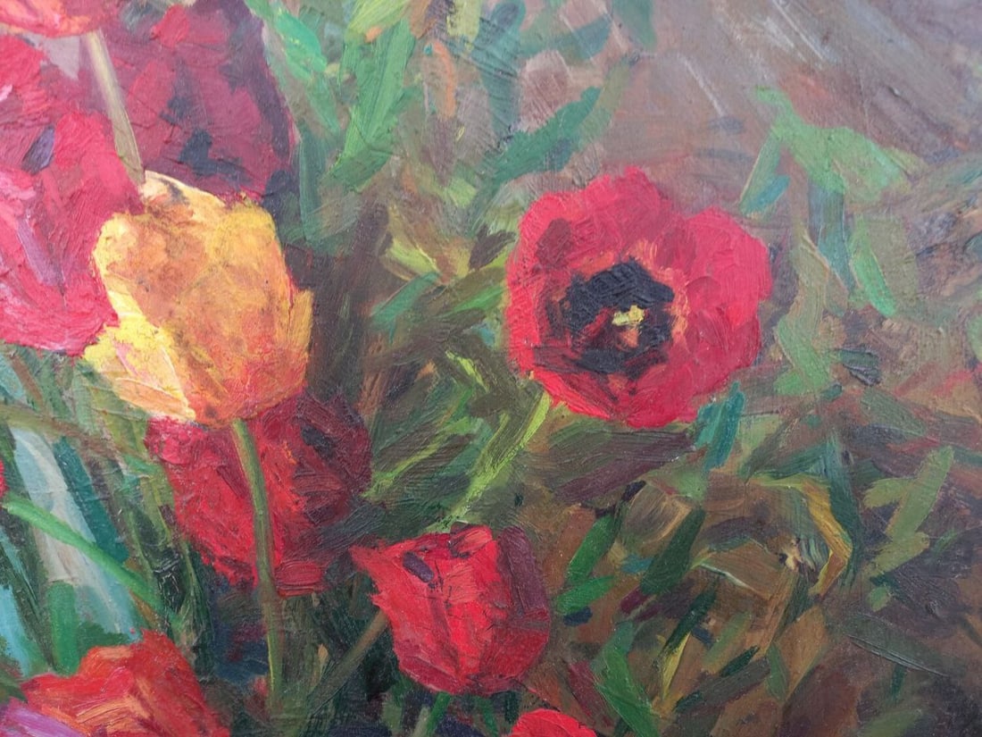 Oil painting Tulips Alex Ditriev - 4