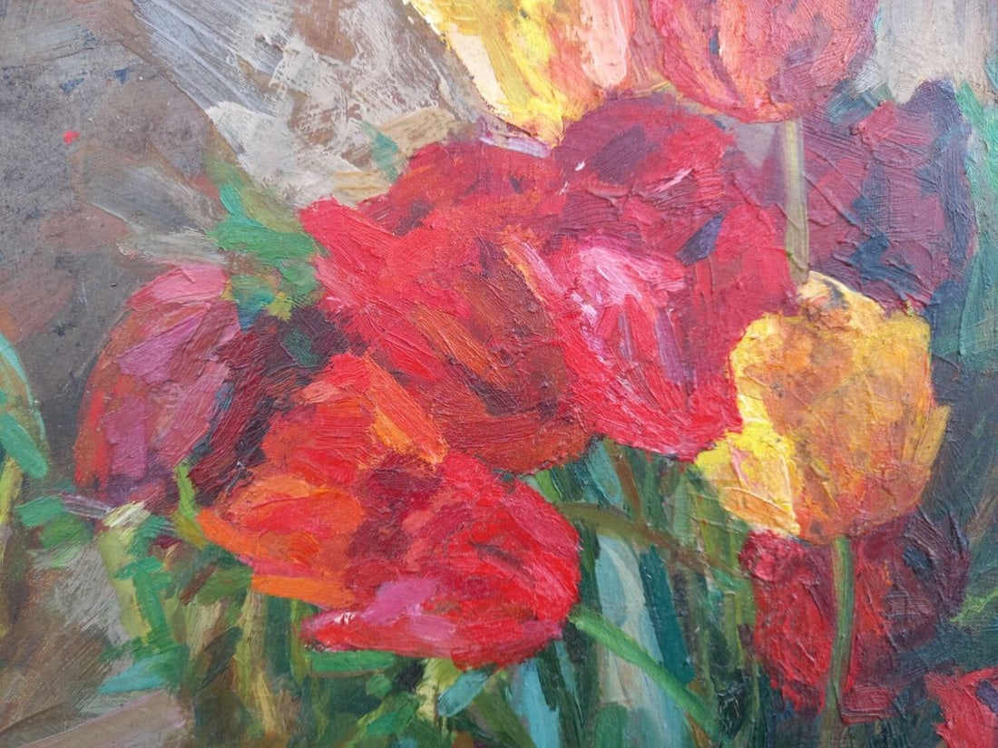 Oil painting Tulips Alex Ditriev - 5