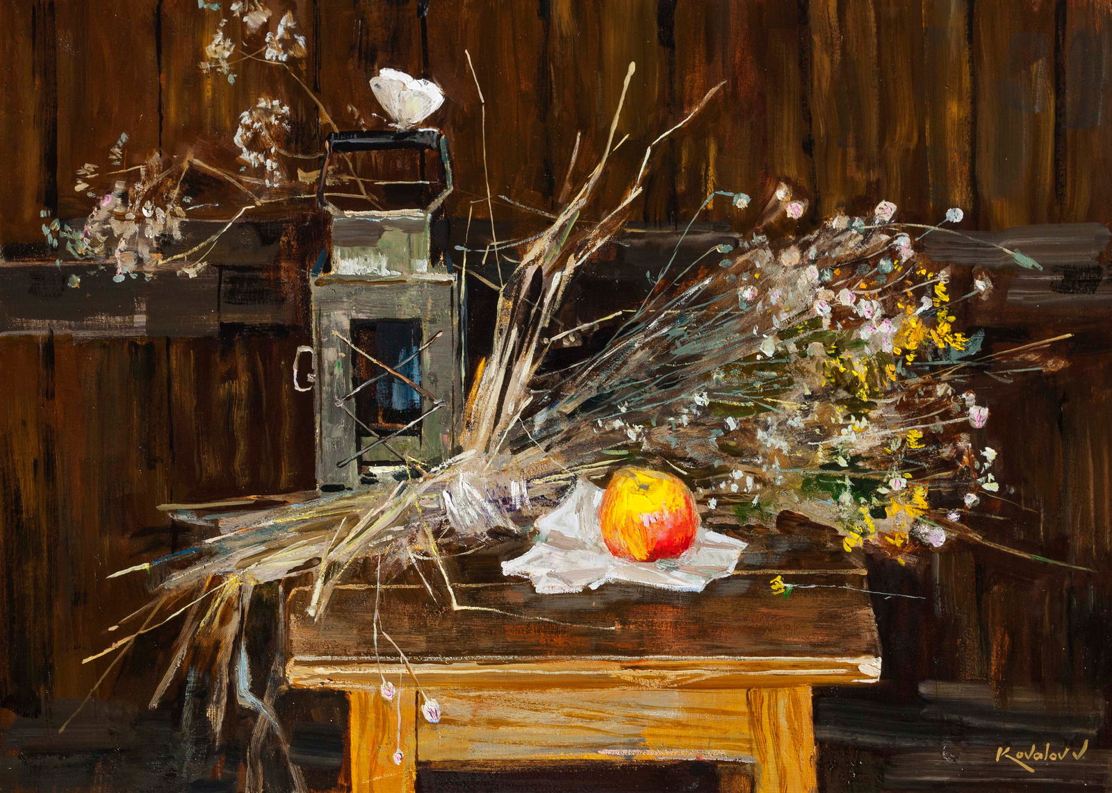 Oil painting Autumn bouquet Kovaliov V. (1 of 1)