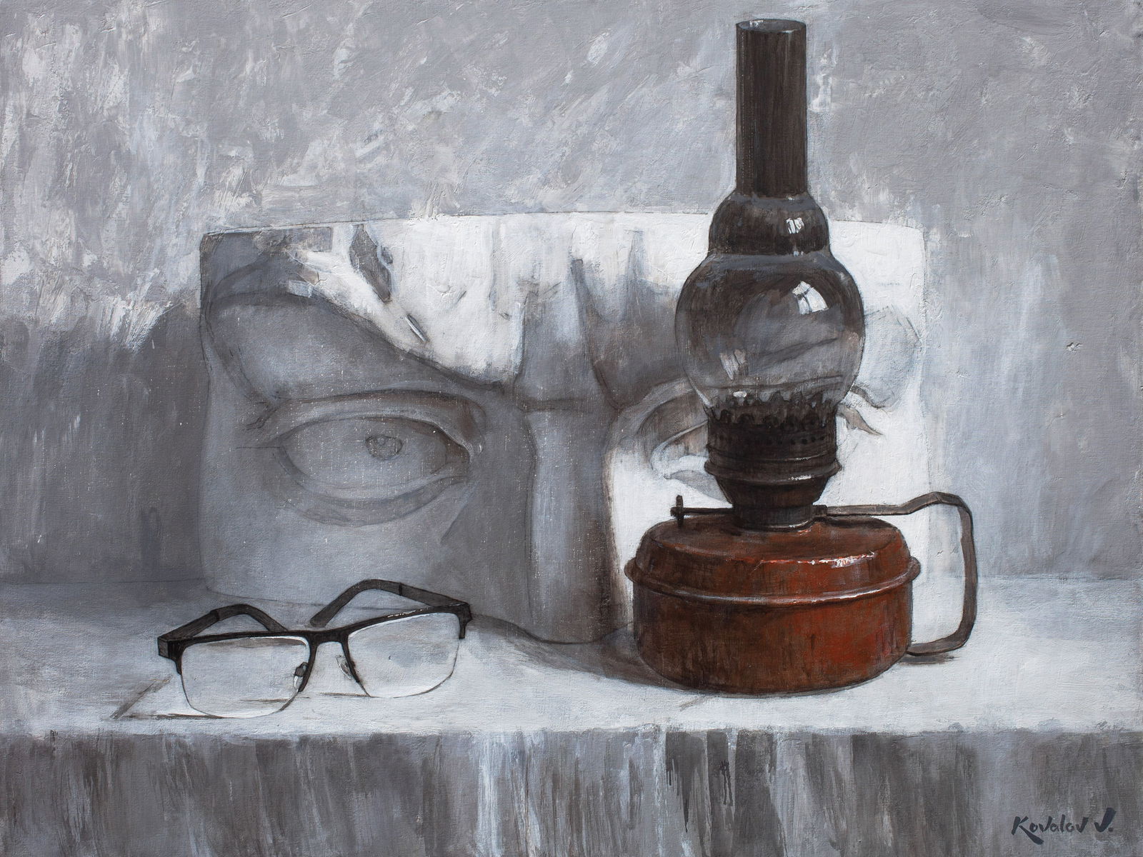 Oil painting Eyes of David Ukrainian Artist: Title: Oil painting Eyes of David Ukrainian Artist Description: 27KV Painter: Kovaliov V. Size: 60x80 cm/23.6x31.5 inches Components: acrylic, canvas Original painting from our collection ERA: 2021