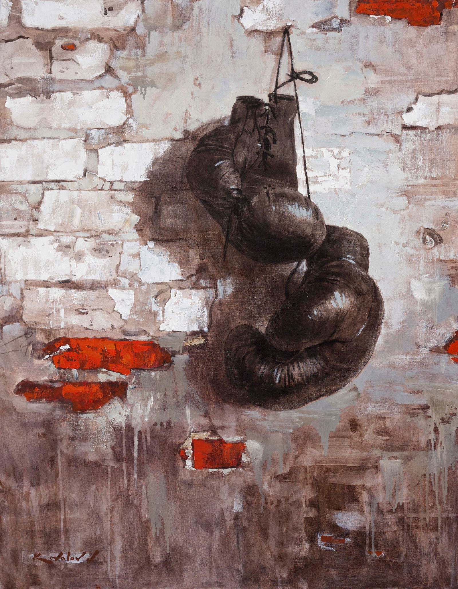 Oil painting Years later Ukrainian Artist (1 of 1)