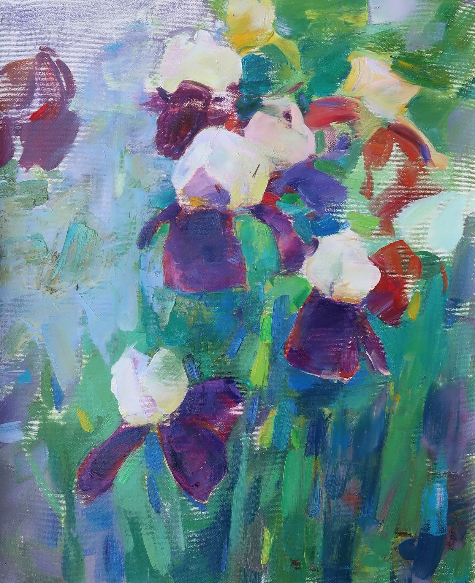 Oil painting roosters Serg Kovalenko (1 of 1)