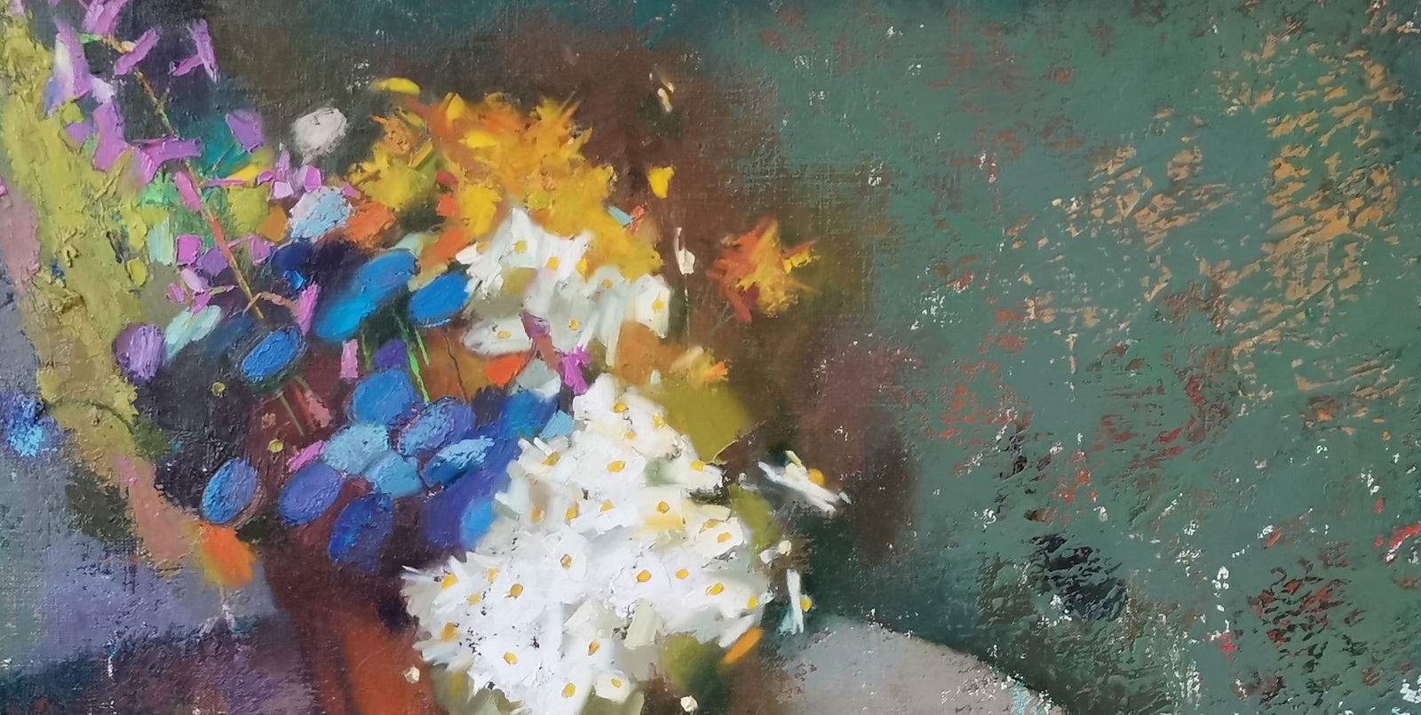 Abstract Oil painting Strawberries Oksana Kyrylenko - 2