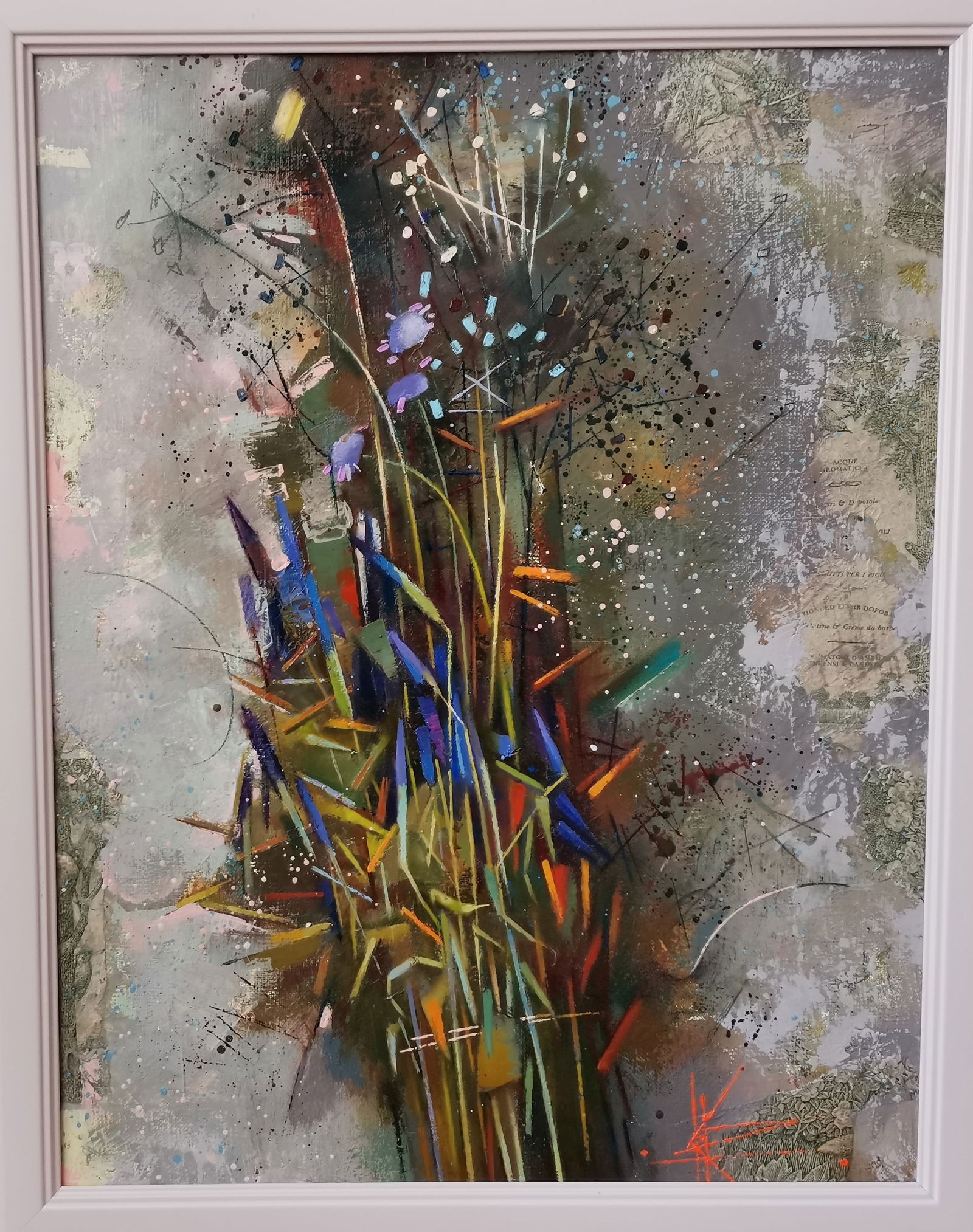 Abstract Oil painting Autumn mind Oksana Kyrylenko (1 of 11)