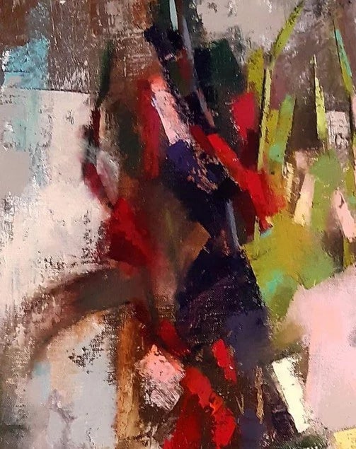 Abstract Oil painting Bouquet Oksana Kyrylenko - 11