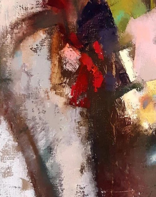 Abstract Oil painting Bouquet Oksana Kyrylenko - 3
