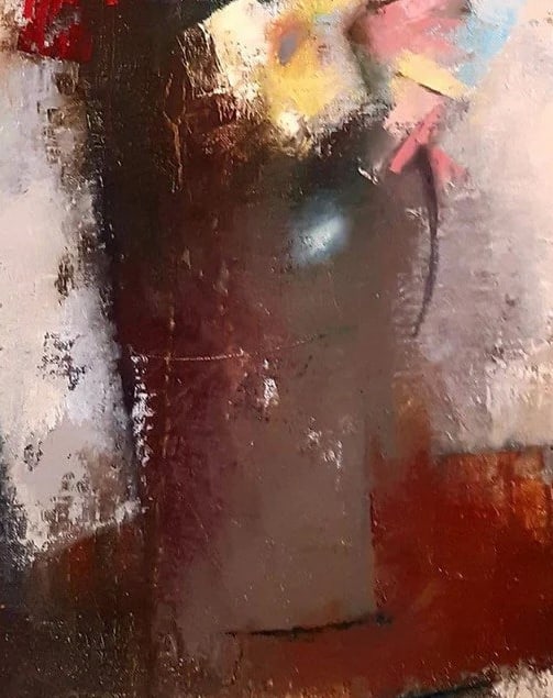 Abstract Oil painting Bouquet Oksana Kyrylenko - 7