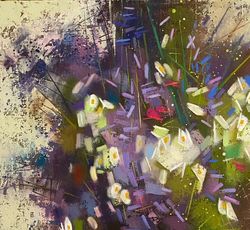 Abstract Oil painting Summer romance Oksana Kyrylenko - 2