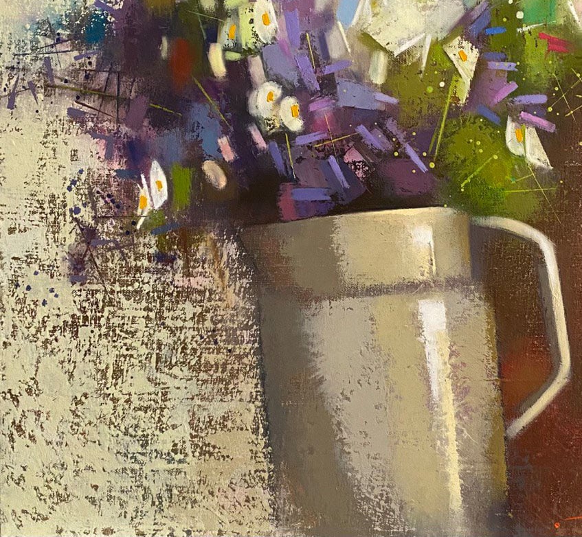 Abstract Oil painting Summer romance Oksana Kyrylenko - 4