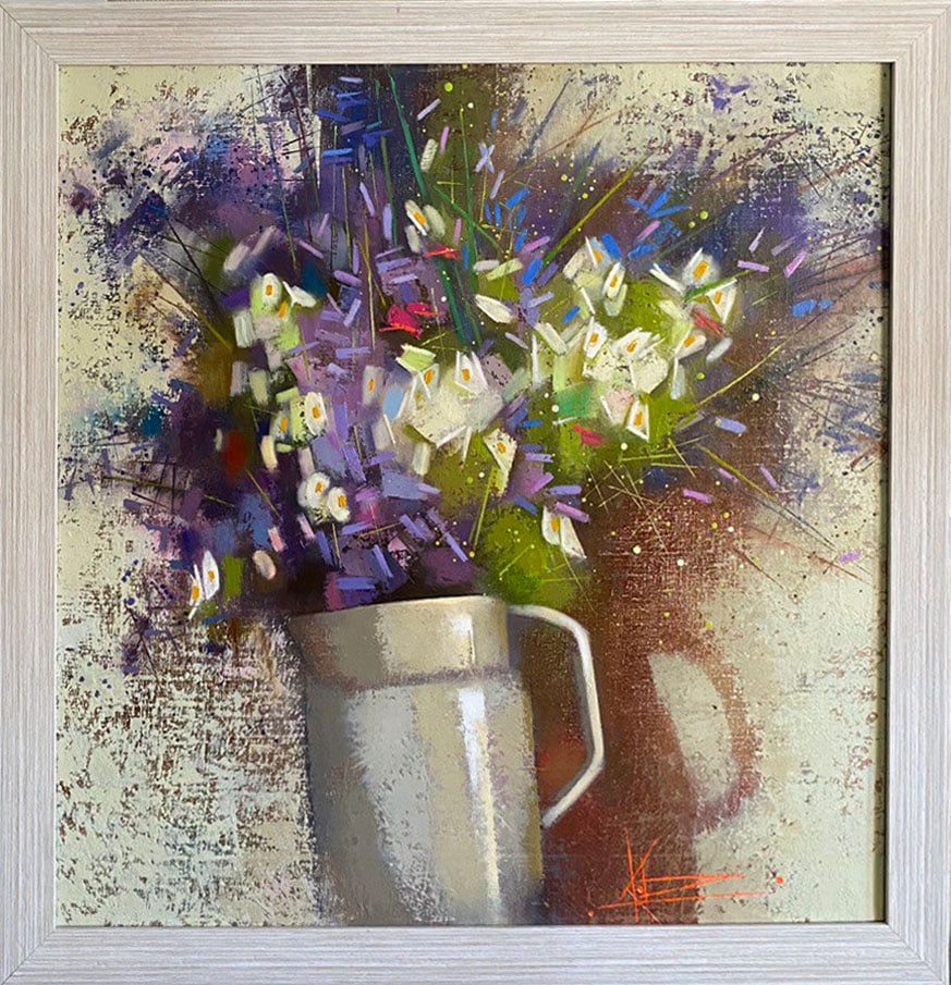 Abstract Oil painting Summer romance Oksana Kyrylenko - 8