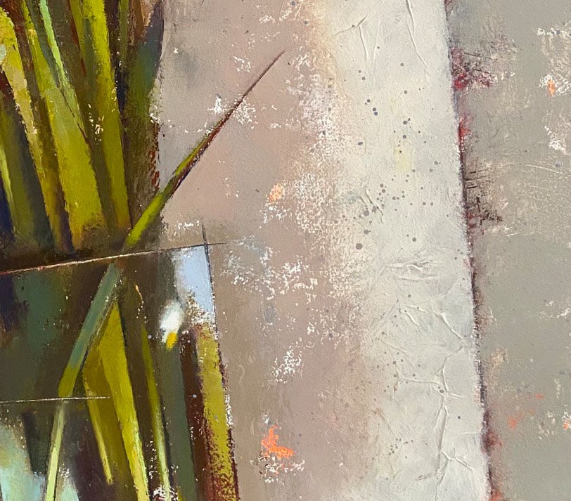 Abstract Oil painting Mini irises Oksana Kyrylenko - 7