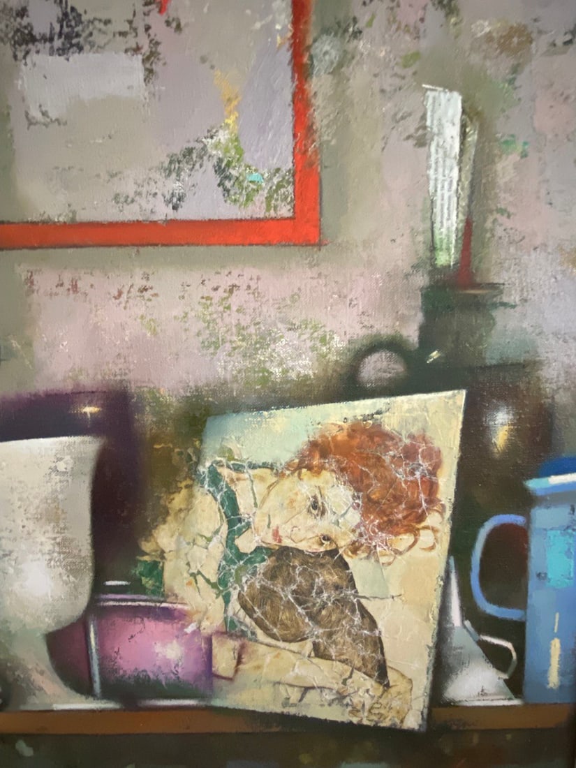 Abstract Oil painting Viennese trinkets Oksana Kyrylenko - 8