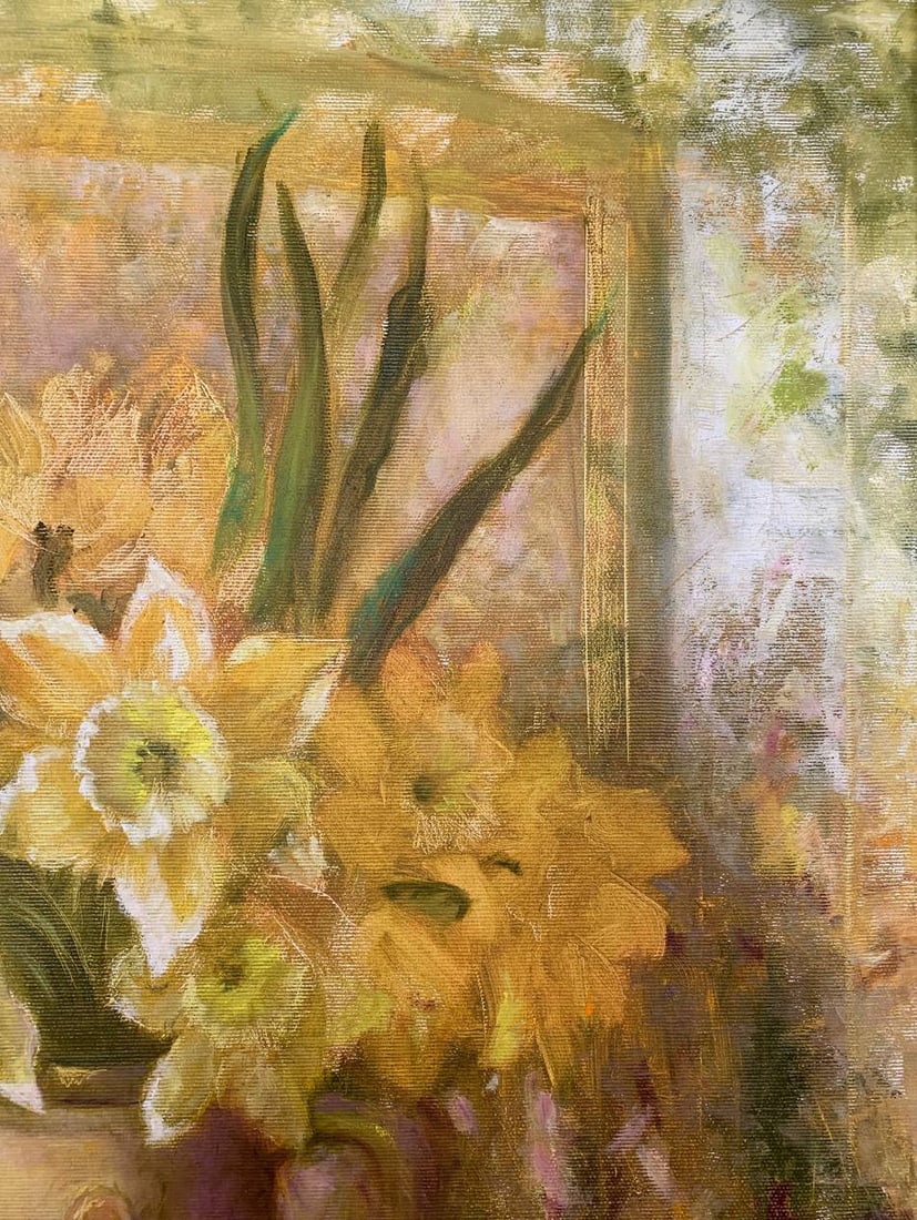 Oil painting Spring flowers Maria Mitrick - 4