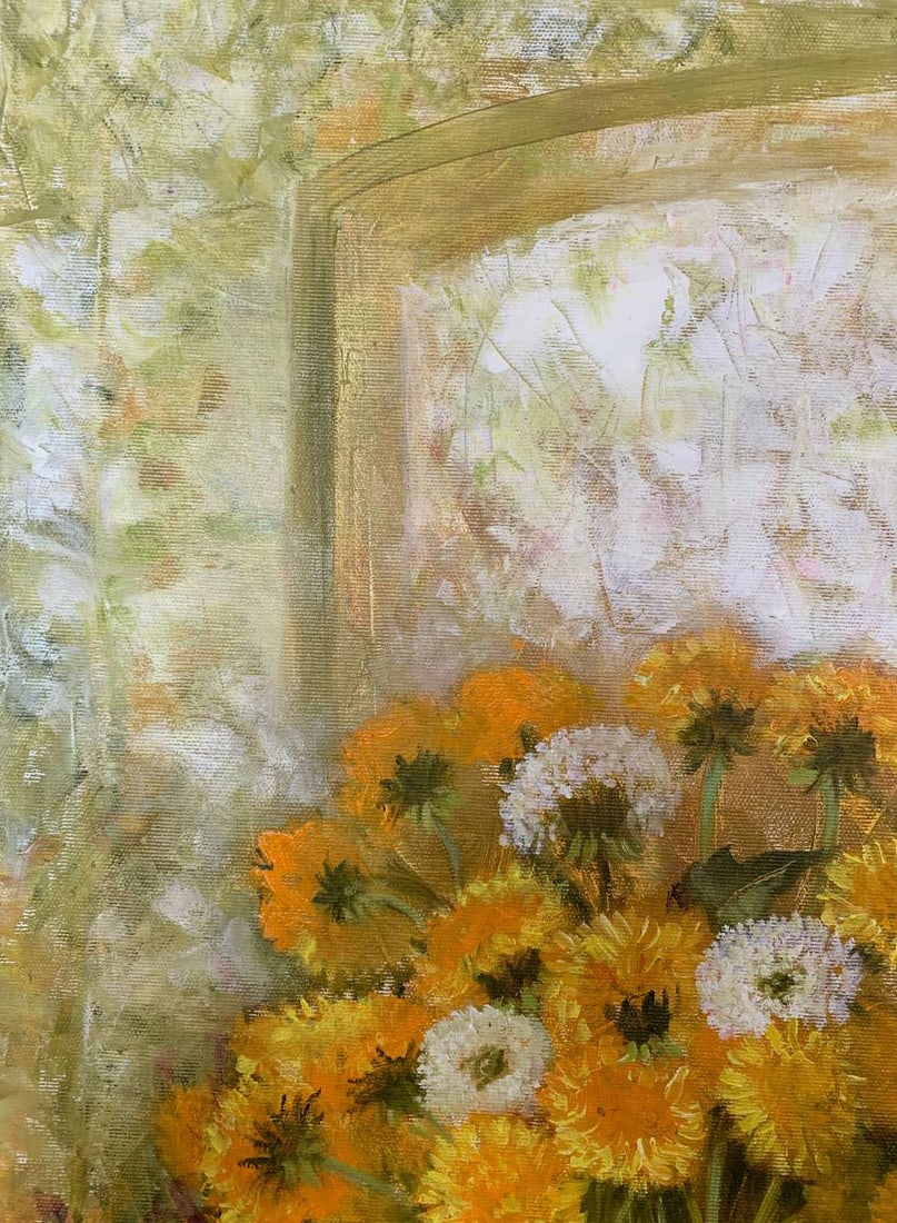 Oil painting Spring flowers Maria Mitrick - 5