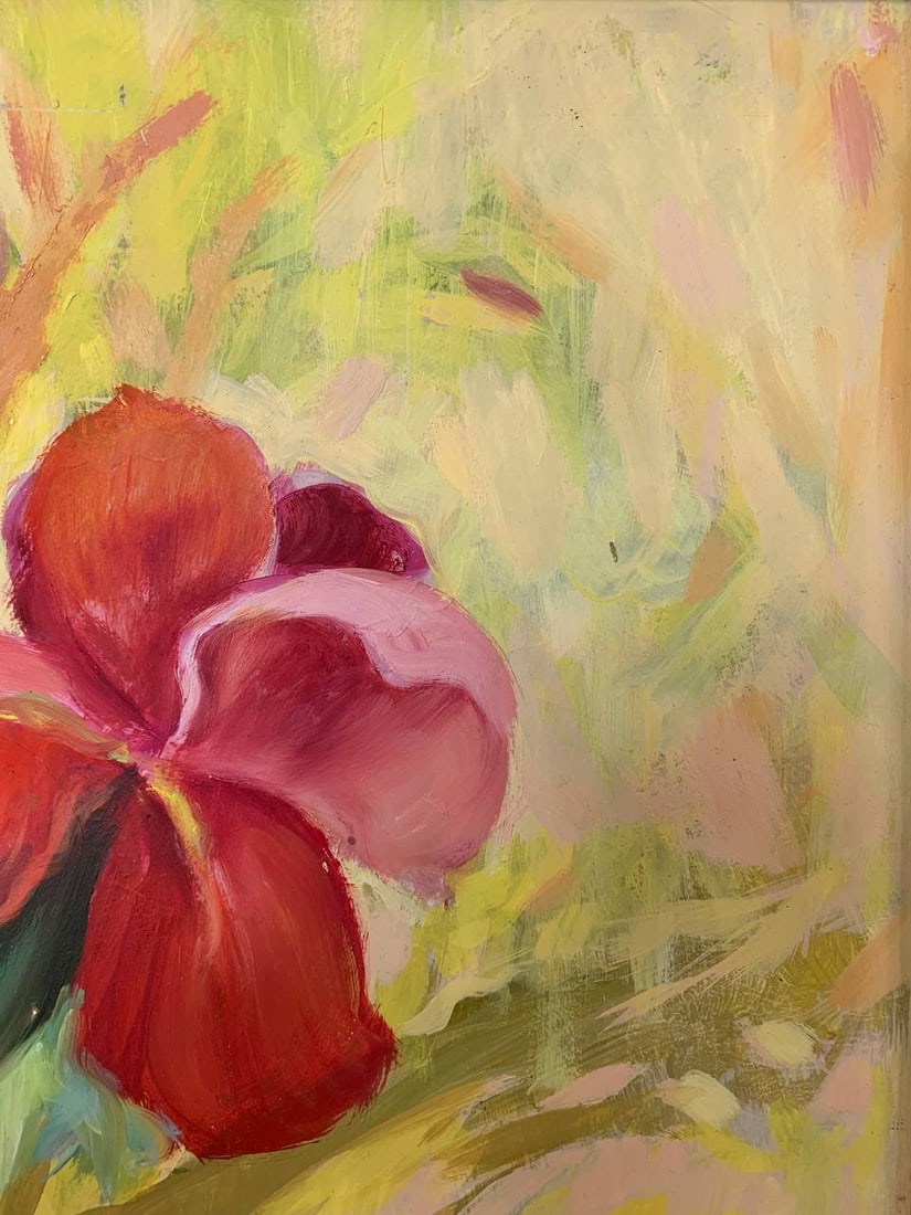 Oil painting irises Maria Mitrick - 3