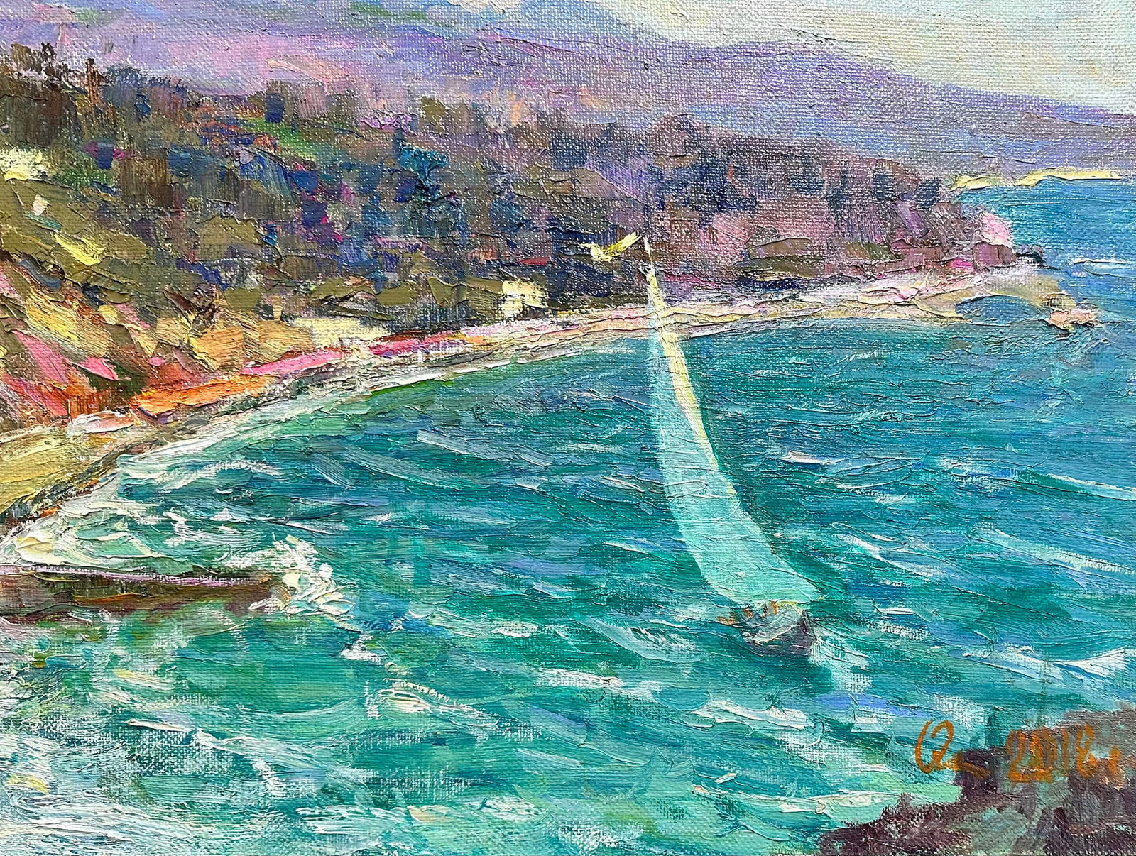 Fresh breeze - oil painting - 4