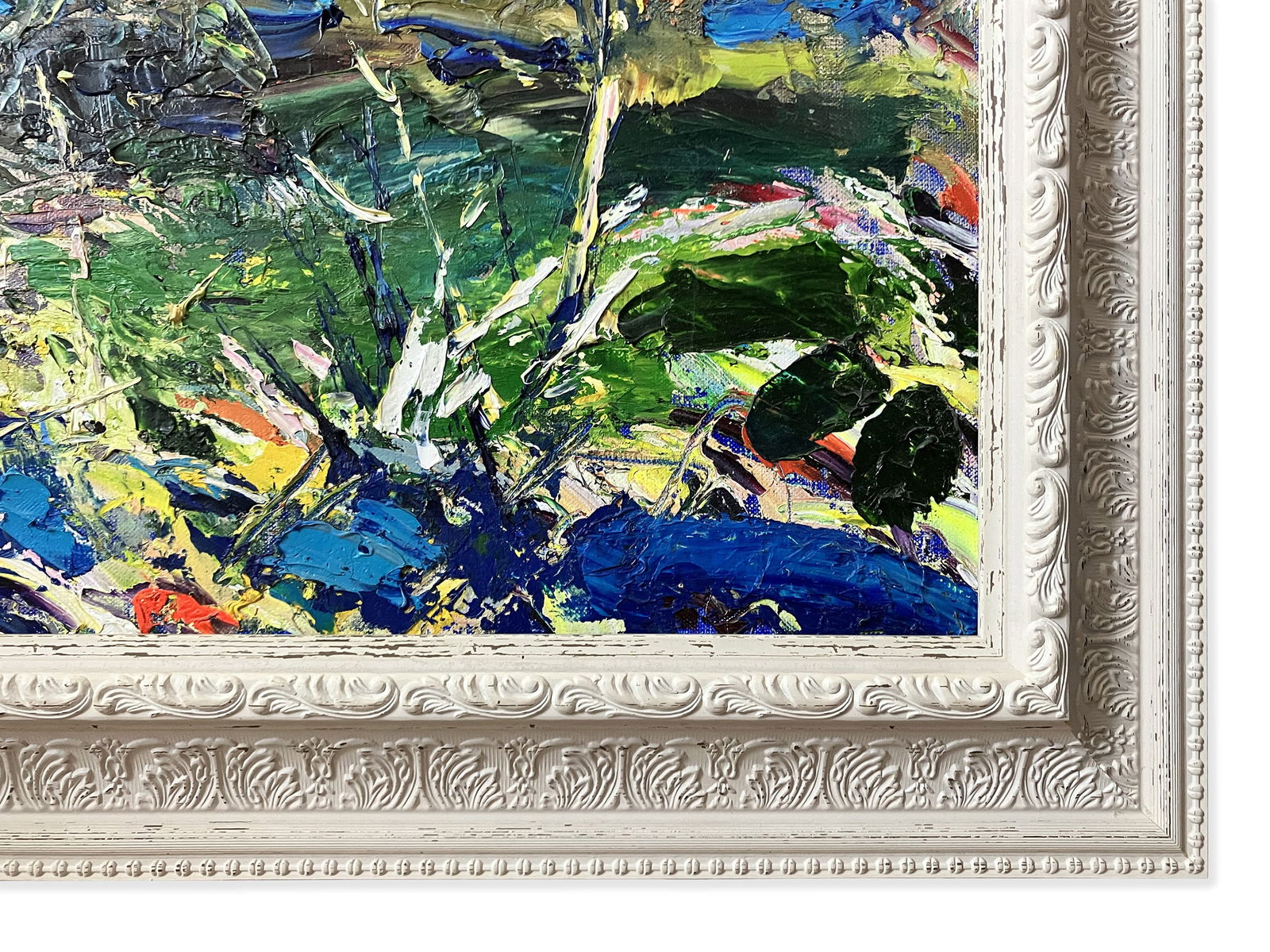 Walking in the park - oil painting - 3