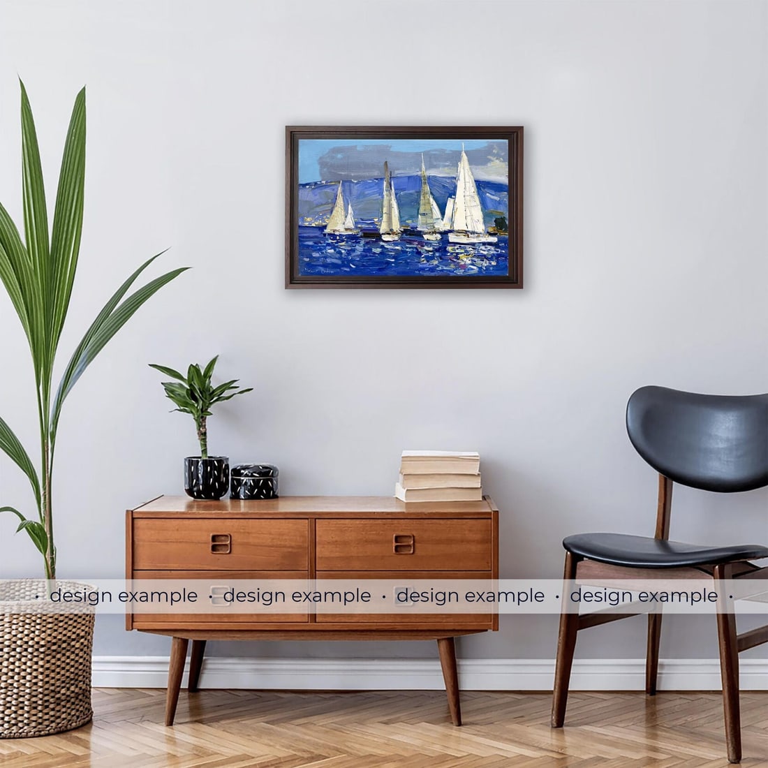 Regatta - oil painting: Title: Regatta - oil paintingDescription: Artist: Yehor Dulin Date/Period: 2025 Materials: Oil on canvas Dimensions: 30 x 45 cm (12" x 18" inches) Certificate of authenticity (COA) from the art