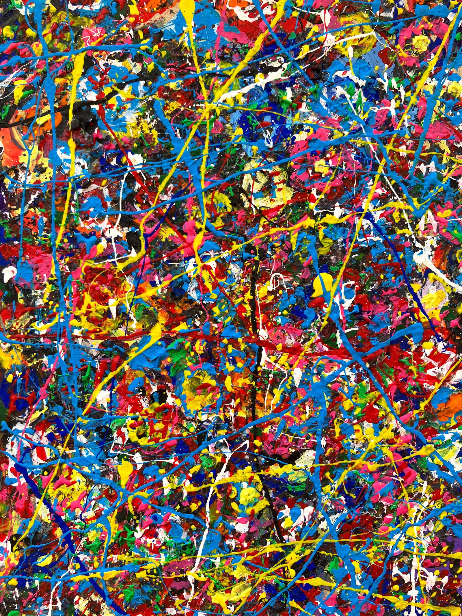 Chaos - acrylic painting - 5