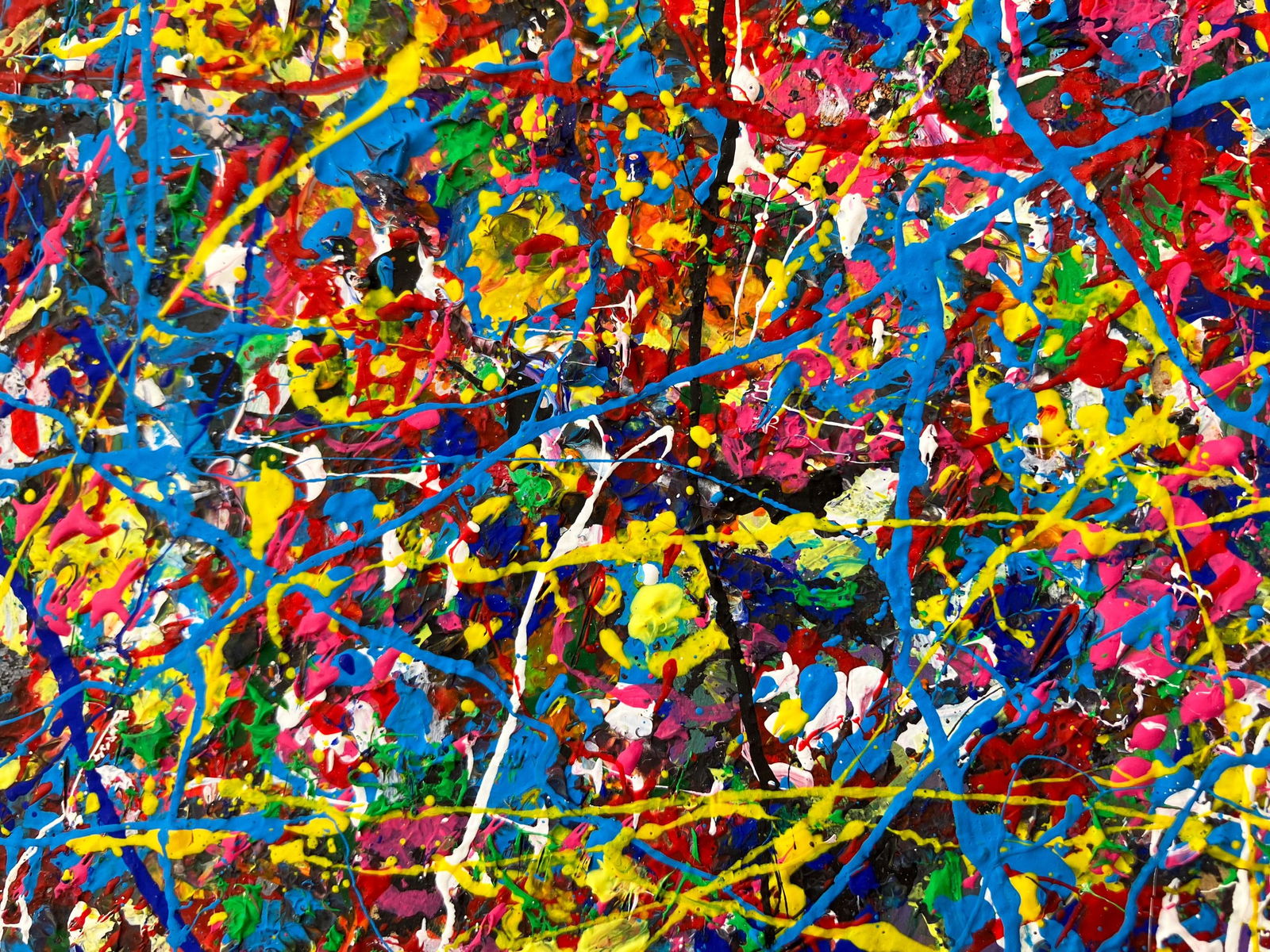 Chaos - acrylic painting - 7